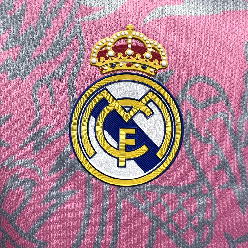 2023-24 Real Madrid Pink Dragon Jersey
