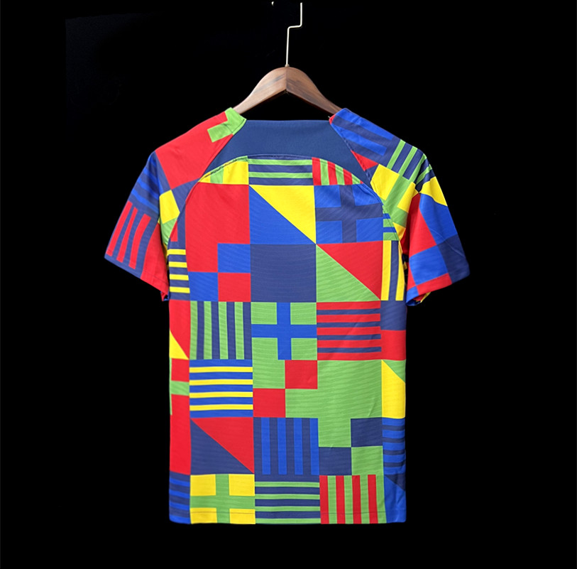 2022 Brazil Colorful Jersey