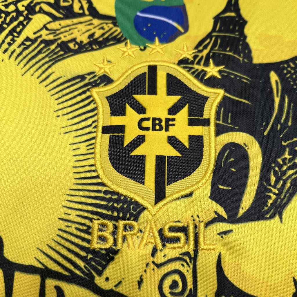 2024 Brazil Christ The Redeemer Black Jersey