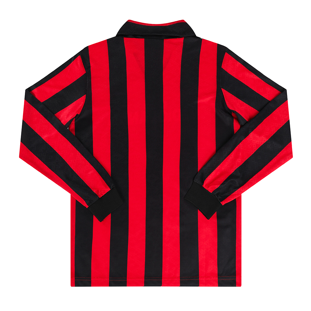 1989-90 AC Milan Home Long Sleeve Jersey
