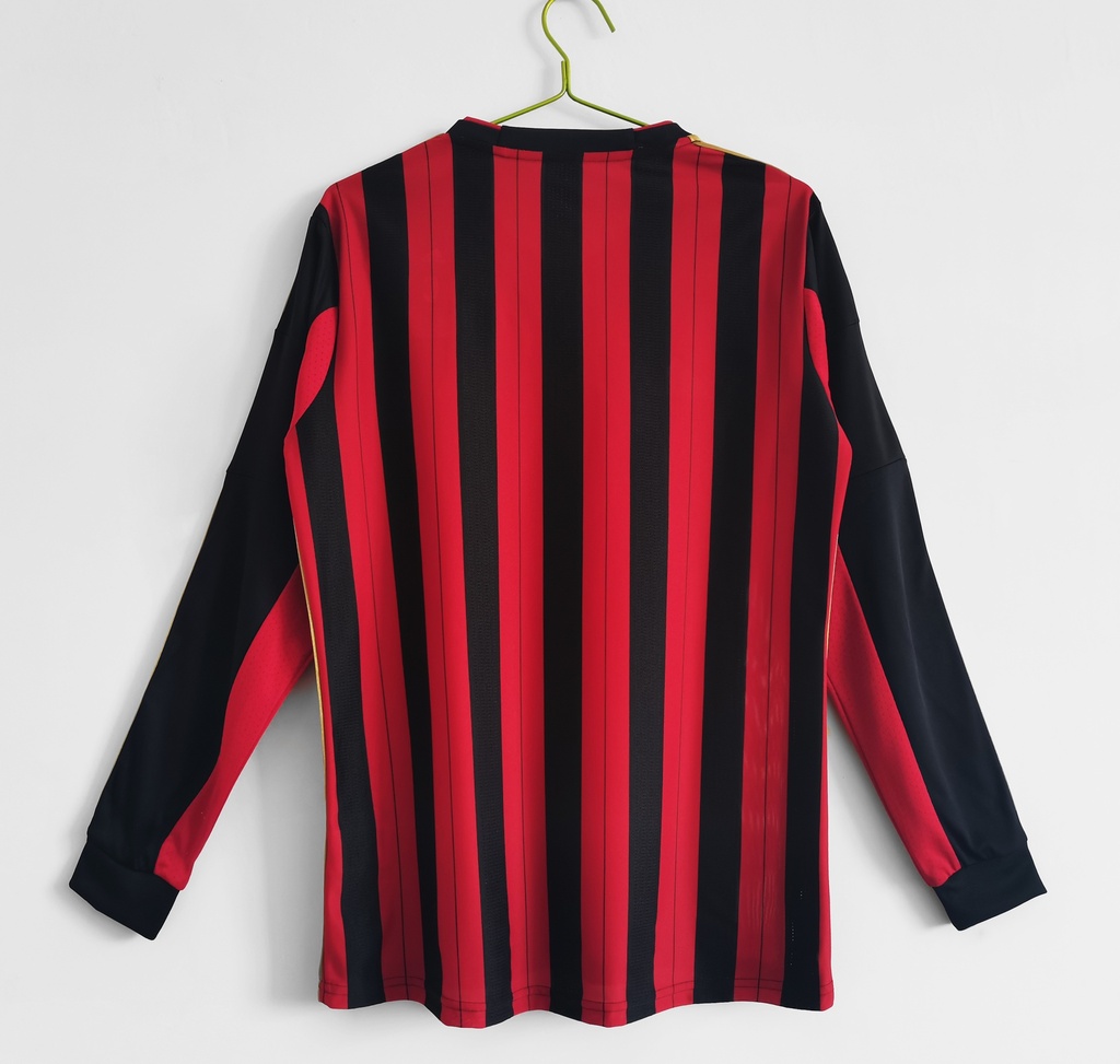 2013-14 AC Milan Long Sleeve Home Jersey