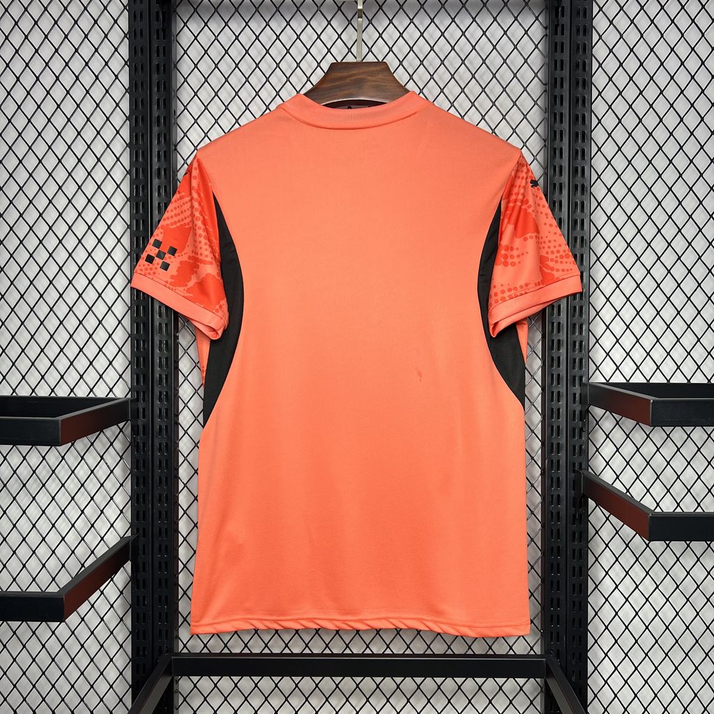 2024-25 Manchester City Orange Goalkeeper Jersey