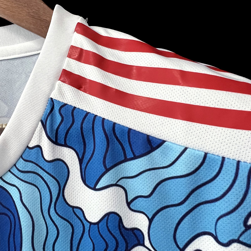2022 Japan Blue and White Jersey