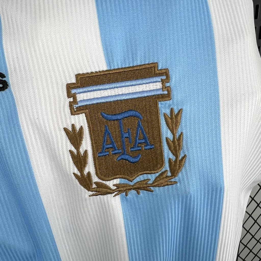 1998 Argentina Home Long Sleeve Jersey