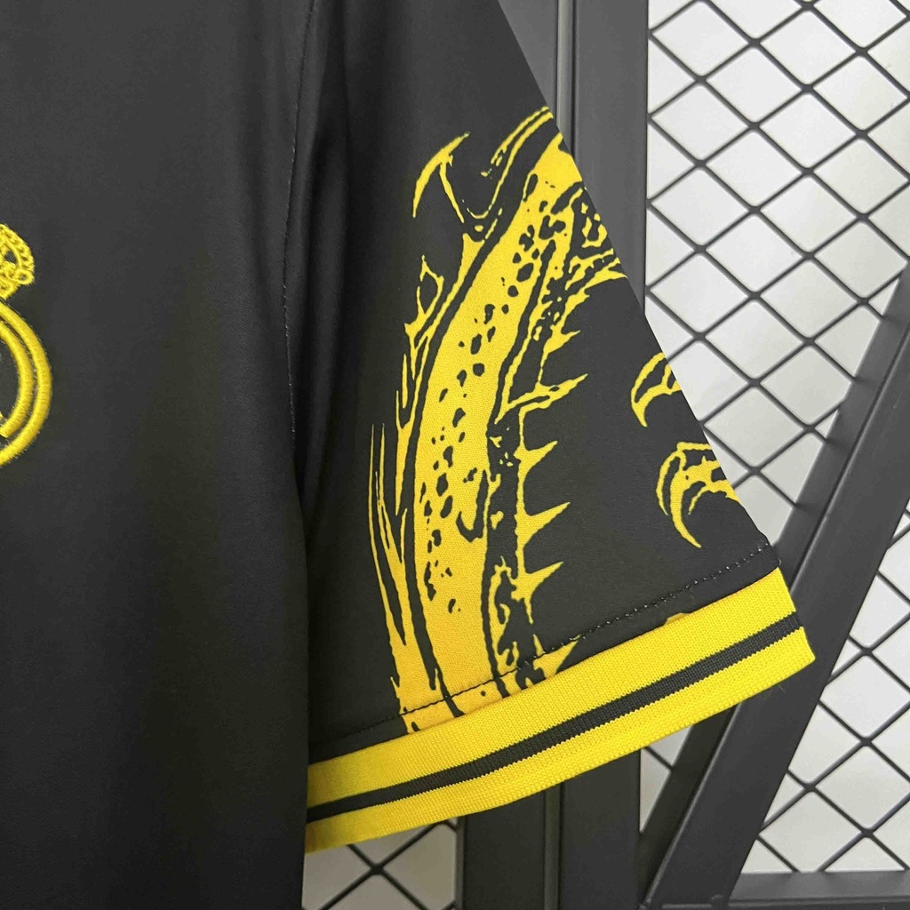 2024-25 Real Madrid Yellow Dragon Jersey