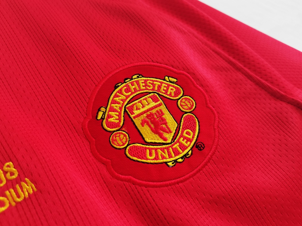 2007-08 Manchester United Home Long Sleeve Jersey