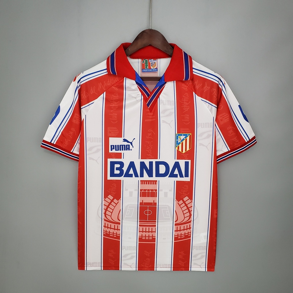 1996-97 Atletico Madrid Home Jersey