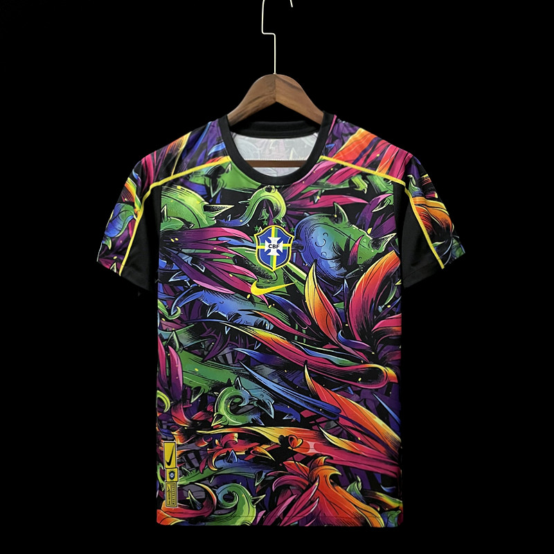 2022 Brazil Colorful Plant Jersey