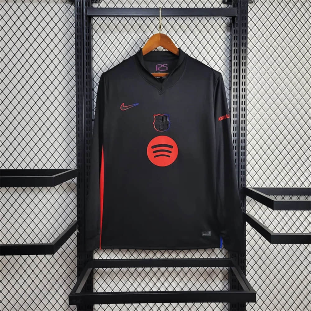 2024-25 Barcelona Long Sleeve Away Jersey