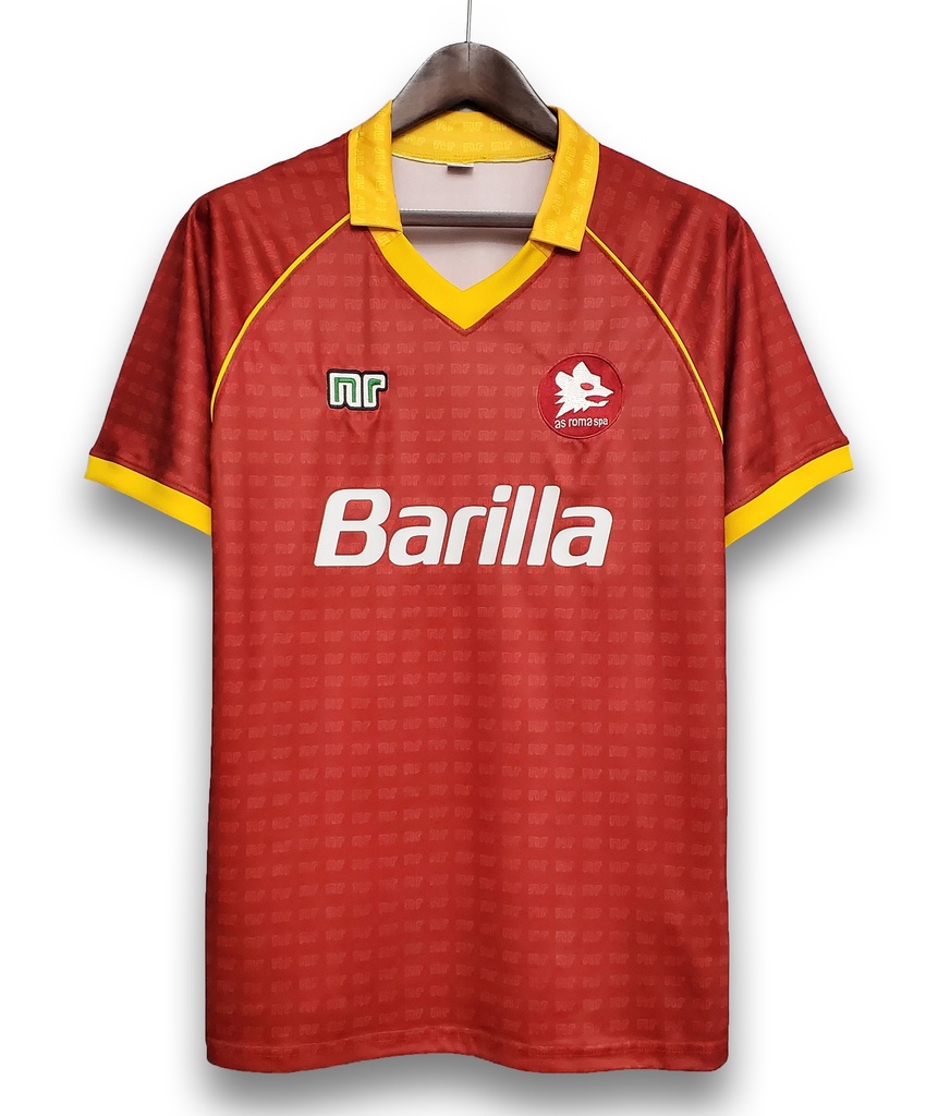 1990-91 AS Roma Home Jersey