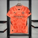 2024-25 Manchester City Orange Goalkeeper Jersey