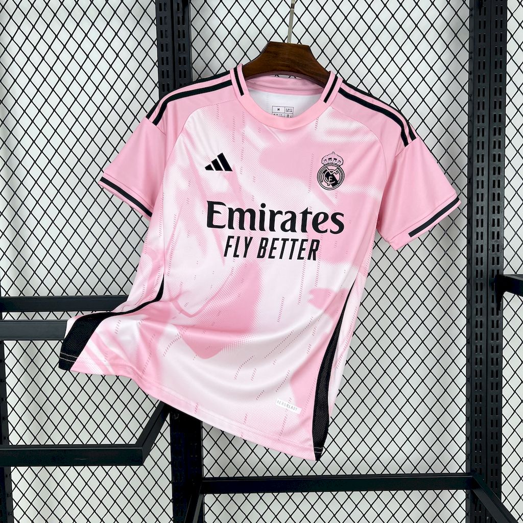 2024-25 Real Madrid Pink Jersey
