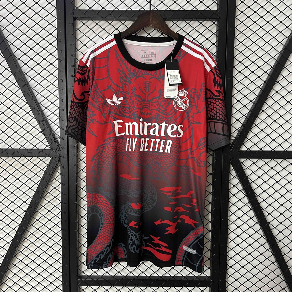 2024-25 Real Madrid Red Dragon Jersey