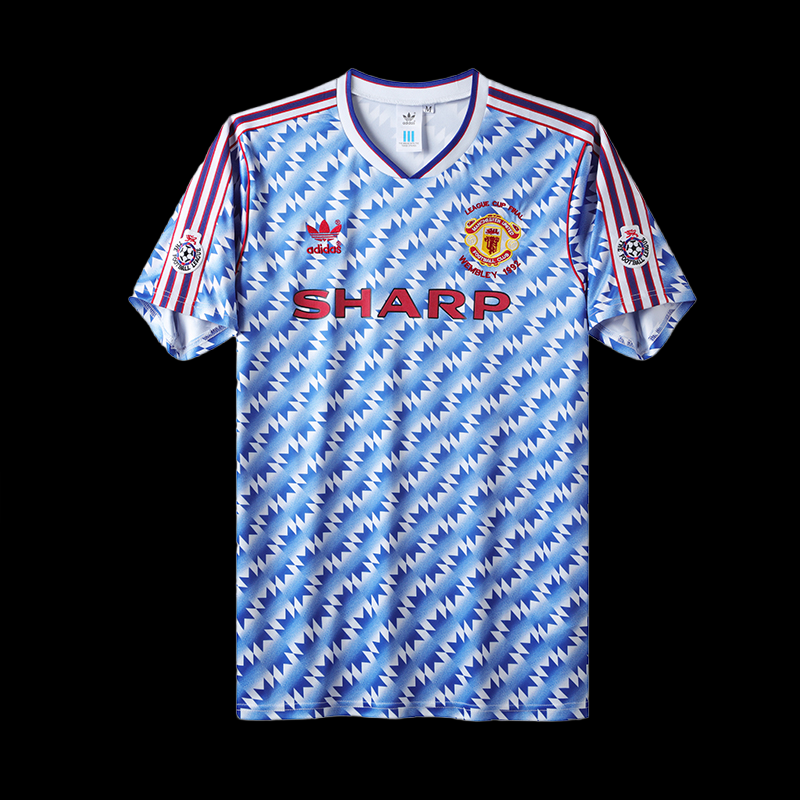 1991-92 Manchester United Away Jersey