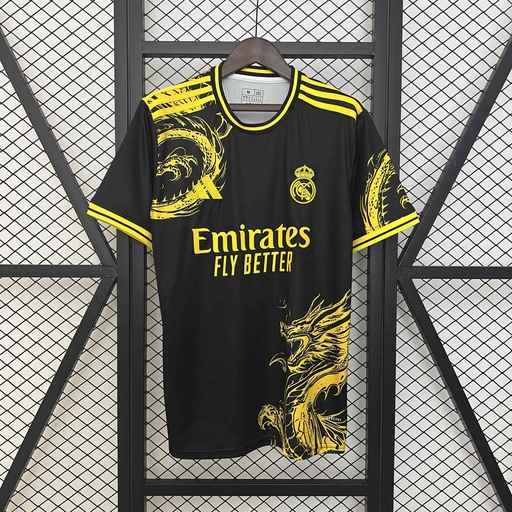 2024-25 Real Madrid Yellow Dragon Jersey