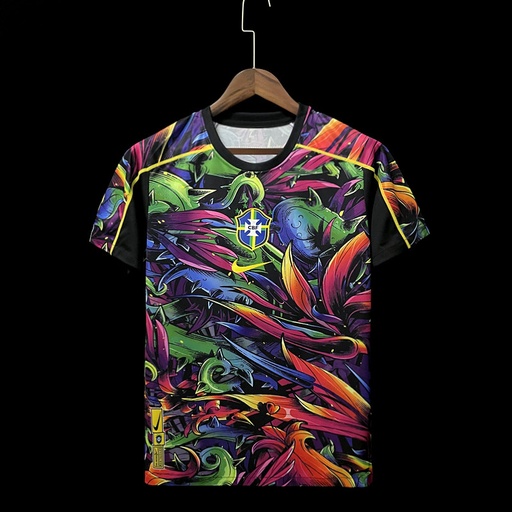 2022 Brazil Colorful Plant Jersey